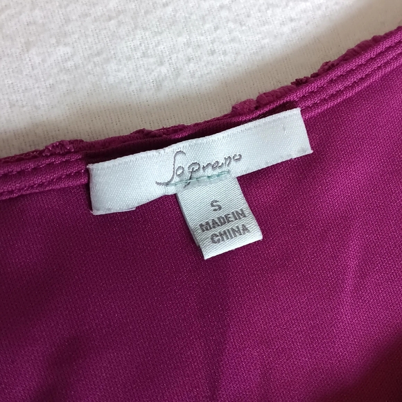 Soprano Sz SM Pink Fit and Flare Sleeveless Dress - Picture 6 of 10